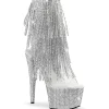 BEJ-1017RSF-7 - 18 cm bottine talon haut femme pleaser strass transparentes