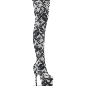 Billets d'un dollar 20 cm ADORE-3000DP bottes overknee plateforme de pole dance