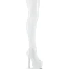 Blanc 18 cm ADORE-3000HWR Hologramme bottes overknee plateforme de pole dance