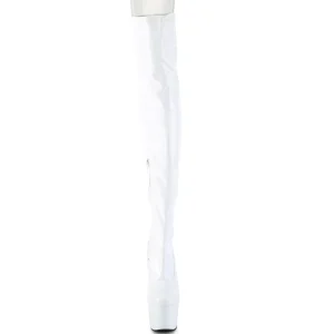 Blanc 18 cm ADORE-3000HWR Hologramme bottes overknee plateforme de pole dance