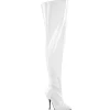 Blanc 13 cm cuissardes mollets larges et cuisses rondes élastiquées pour hommes