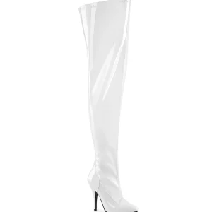 Blanc 13 cm cuissardes mollets larges et cuisses rondes élastiquées pour hommes