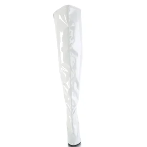 Blanc 13 cm cuissardes mollets larges et cuisses rondes élastiquées pour hommes