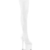 Blanc 20 cm FLAMINGO-3000 Cuissardes Bottes Plateforme