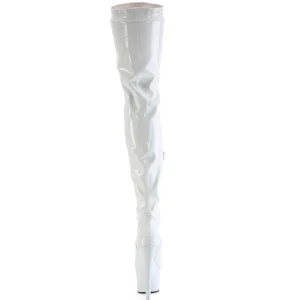 Blanc 20 cm FLAMINGO-3000 Cuissardes Bottes Plateforme