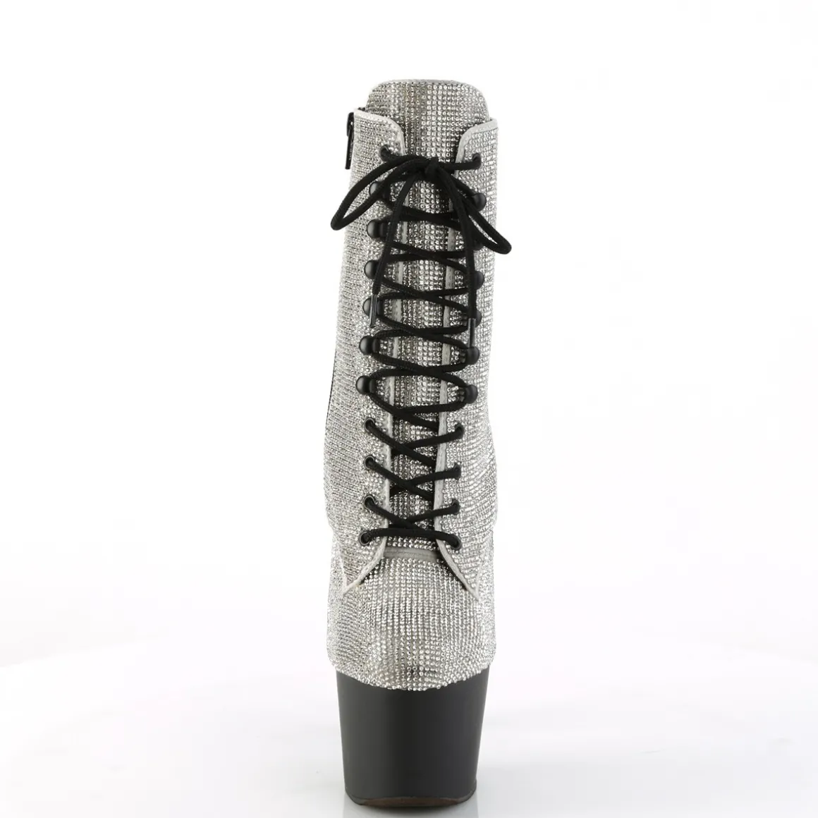 blanc_bottines_pierre_str_1.webp Blanc bottines pierre strass 18 cm ADORE-1020RS bottines talons hauts pleaser
