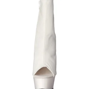 Blanc Mat 15 cm DELIGHT-1018 Plateforme Bottines