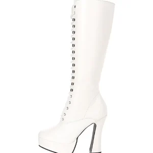 Blanc Mat 13 cm ELECTRA-2020 Bottes Femmes pour Hommes