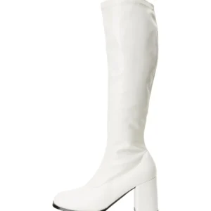 Blanc Mat 7,5 cm GOGO-300 Bottes Femmes pour Hommes