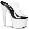 Blanc Neon 18 cm ADORE-702UV Plateforme Mules Chaussures