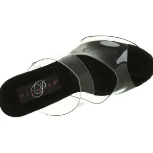 Blanc Neon 18 cm ADORE-702UV Plateforme Mules Chaussures