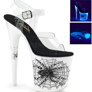 Blanc Neon 20 cm FLAMINGO-808SW Talons Hauts Plateforme