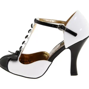 Blanc Suede 10 cm SMITTEN-10 Rockabilly escarpins à talons hauts