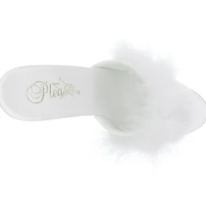 Blanc Transparent 13 cm LIP-101-8 Plateau Mules Talons Hauts