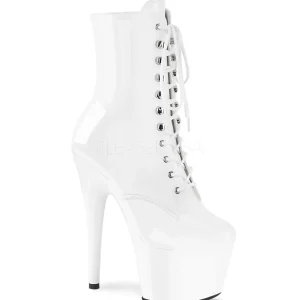 Blanc Verni 18 cm ADORE-1020 bottines plateforme pour femmes