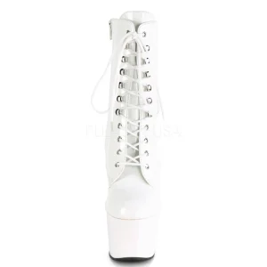 Blanc Verni 18 cm ADORE-1020 bottines plateforme pour femmes