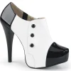 Blanc Verni 13,5 cm CHLOE-11 grande taille escarpins femmes