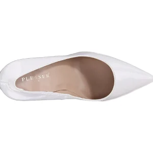 Blanc Verni 10 cm CLASSIQUE-20 escarpins à talon aiguille bout pointu