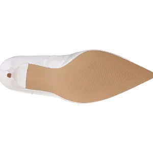 Blanc Verni 10 cm CLASSIQUE-20 escarpins à talon aiguille bout pointu
