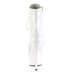 Blanc Verni 15,5 cm DELIGHT-1020 Plateforme Bottines