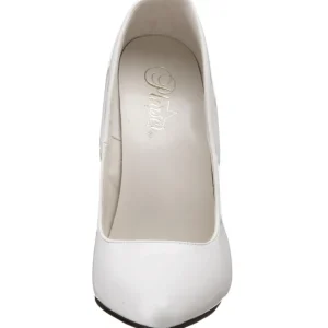 Blanc Verni 15 cm DOMINA-420 Escarpins Talons Aiguilles Hommes
