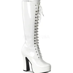 Blanc Verni 13 cm ELECTRA-2020 Bottes Femmes pour Hommes