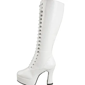 Blanc Verni 13 cm ELECTRA-2020 Bottes Femmes pour Hommes