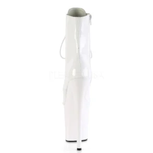 Blanc Verni 20 cm FLAMINGO-1020 Plateforme Bottines