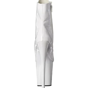 Blanc Verni 20 cm FLAMINGO-1021 bottines plateforme pour femmes