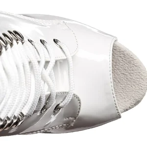 Blanc Verni 20 cm FLAMINGO-1021 bottines plateforme pour femmes