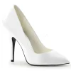 Blanc Verni 13 cm SEDUCE-420 escarpins à bout pointu