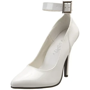 Blanc Verni 13 cm SEDUCE-431 Escarpins talons aiguilles hommes