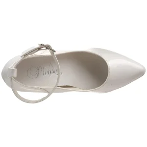 Blanc Verni 13 cm SEDUCE-431 Escarpins talons aiguilles hommes