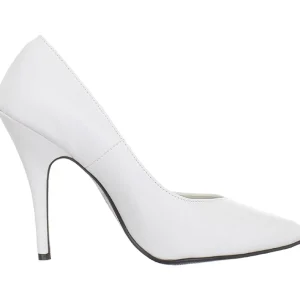 Blanc Verni 13 cm SEDUCE-420V escarpins à bout pointu