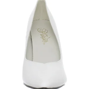 Blanc Verni 13 cm SEDUCE-420V escarpins à bout pointu