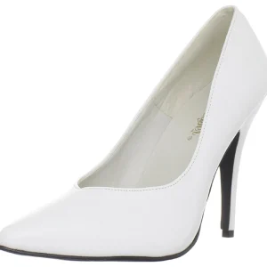 Blanc Verni 13 cm SEDUCE-420V Escarpins Talons Aiguilles Hommes