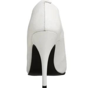Blanc Verni 10 cm VANITY-420 escarpins à bout pointu