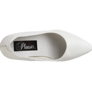 Blanc Verni 10 cm VANITY-420 escarpins à bout pointu