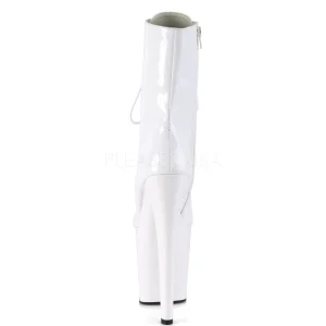Blanc Verni 18 cm XTREME-1020 bottines a plateforme pour femmes