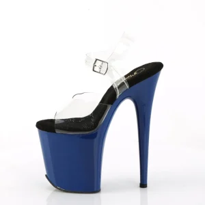 Bleu 20 cm FLAMINGO-808 Plateforme Haut Talon