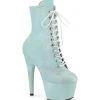 Bleues glitter 18 cm ADORE pleaser bottines talons hauts femme