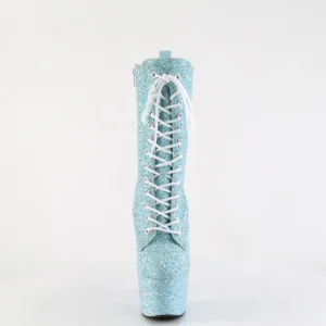 Bleues glitter 18 cm Pleaser bottines talons hauts femme
