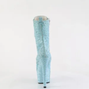 Bleues glitter 18 cm Pleaser bottines talons hauts femme