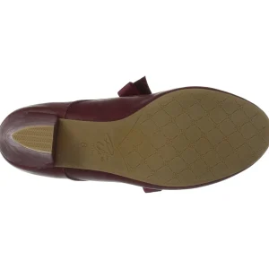 Bordeaux 6,5 cm WIGGLE-32 retro vintage escarpins maryjane à talons épais