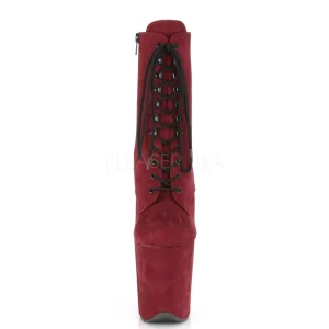 Bordeaux faux suede 20 cm FLAMINGO-1020FS bottines de pole dance
