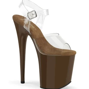 Brun 20 cm FLAMINGO-808 chaussures plateforme et talons
