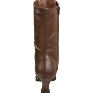 Brun 7 cm VICTORIAN-120 Bottines à Lacets Talons Hauts Femmes