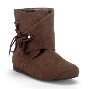 Brun chaussures robinhood pour hommes cosplay renaissance halloween