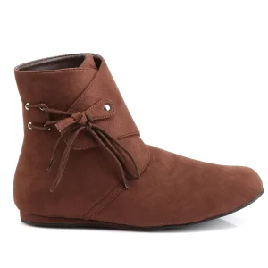 Brun chaussures robinhood pour hommes cosplay renaissance halloween