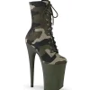 Camoflash 23 cm INFI-CAM1 talons très hauts - bottines plateforme extrême